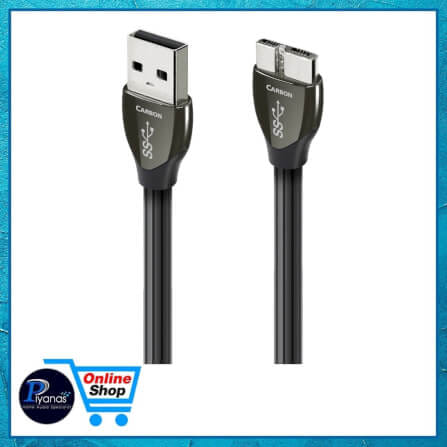 สาย USB AUDIOQUEST : USB-CARBON (A TO MICRO) (USB 3.0) (0.75M)_1